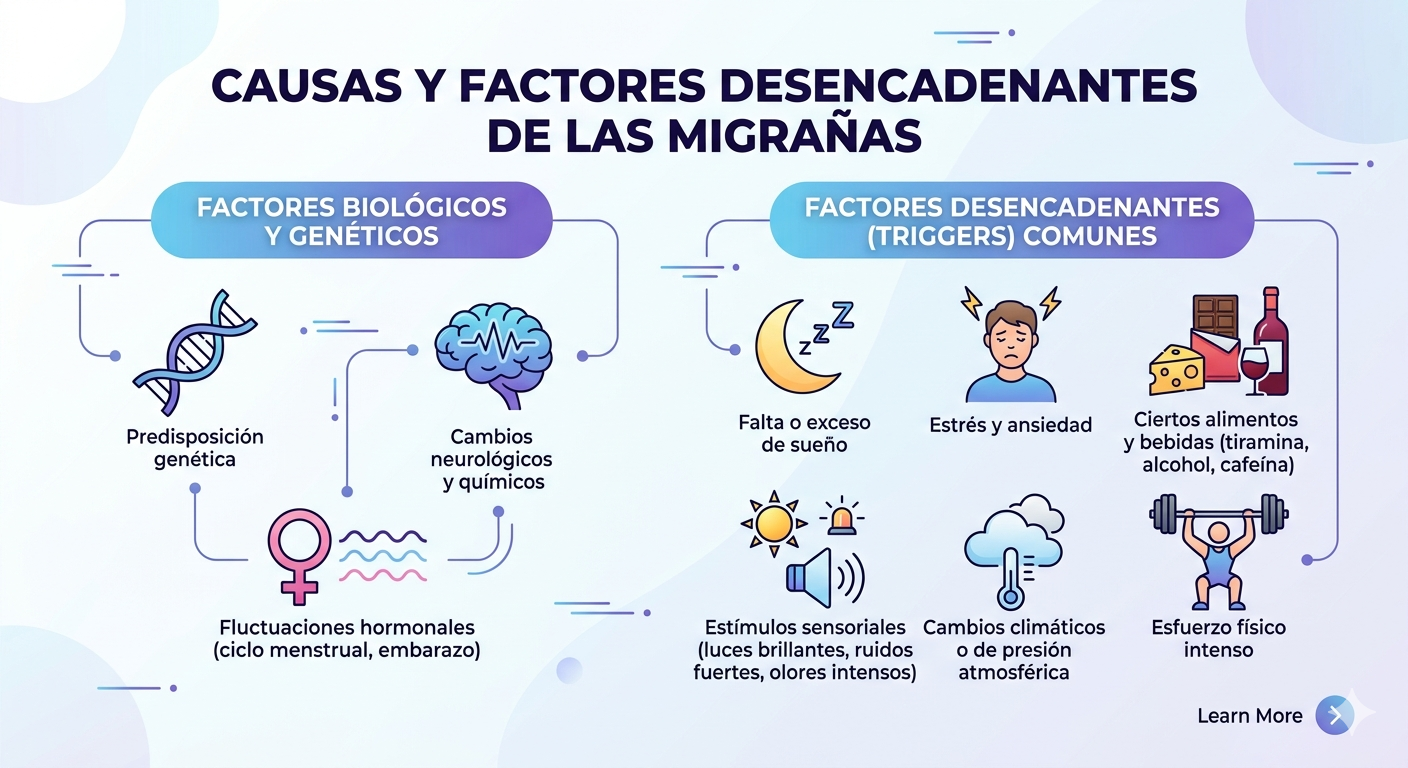 Fases de la migraña